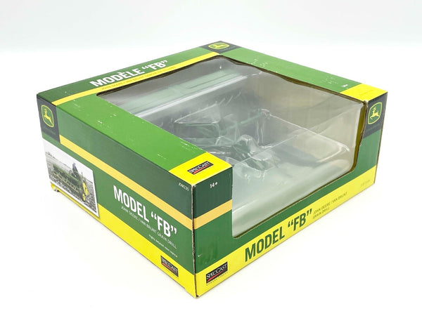 1/16  John Deere Model FB Van Brunt Grain Drill Silver Box Green Lid