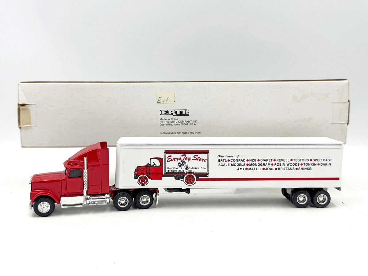 1/64 Evers Toy Store Ertl Semi Truck Trailer A016