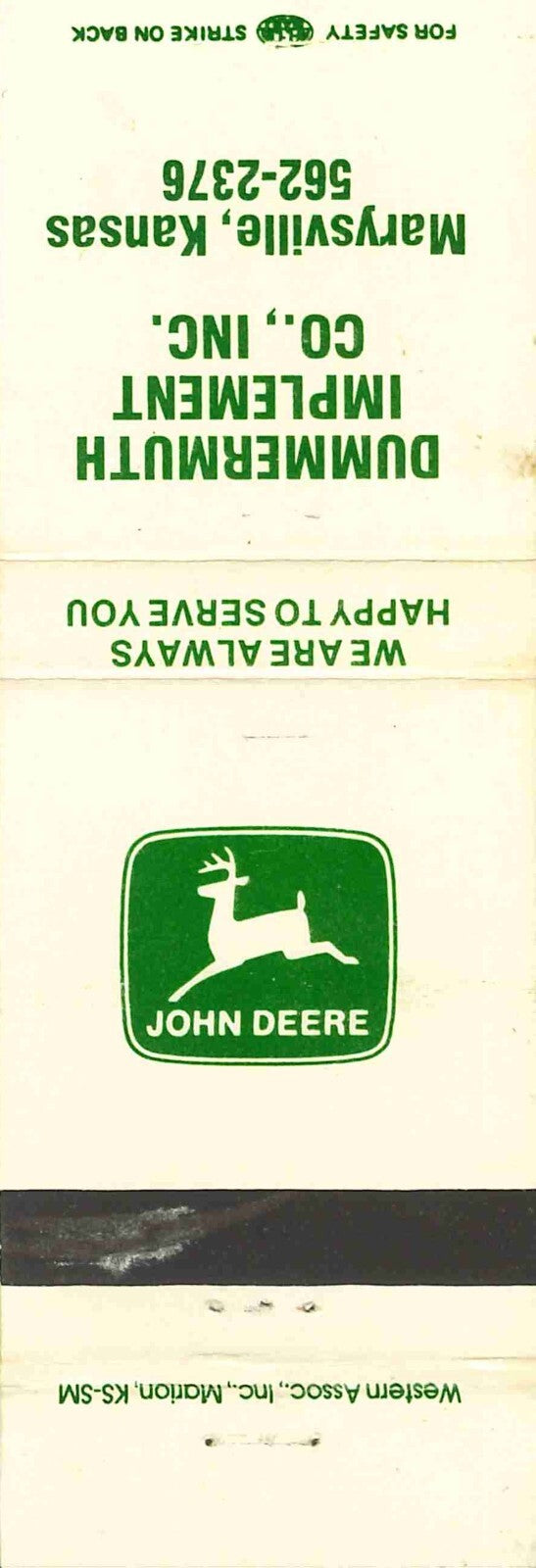 John Deere Matchbook 2 Leg Dummermuth Implement Co Marysville Kansas
