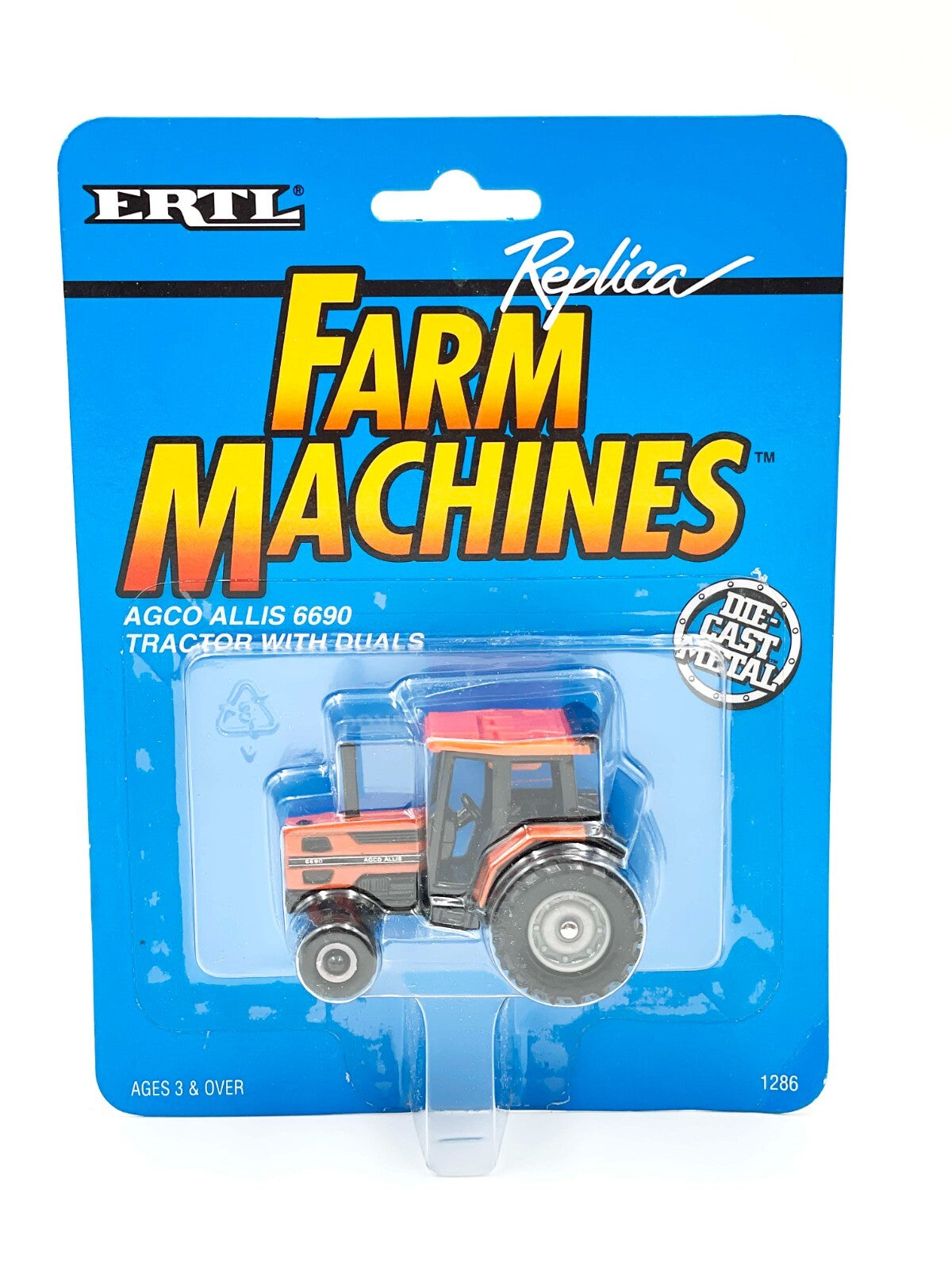 1/64 AGCO Allis 6690 Tractor With Cab & Dual Rear Wheels