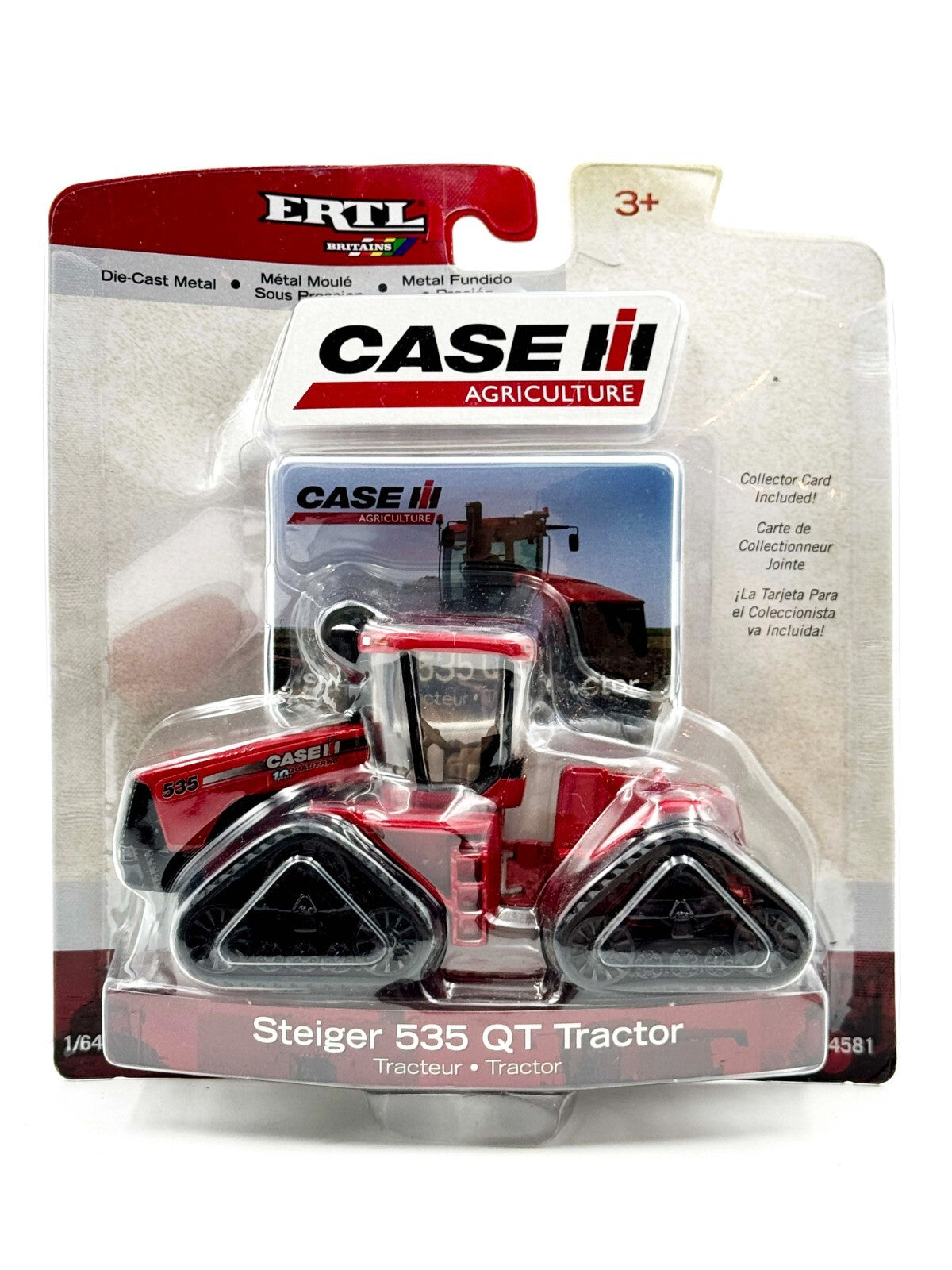 1/64 Case IH Steiger 535 QT Tractor W/ Collector Card