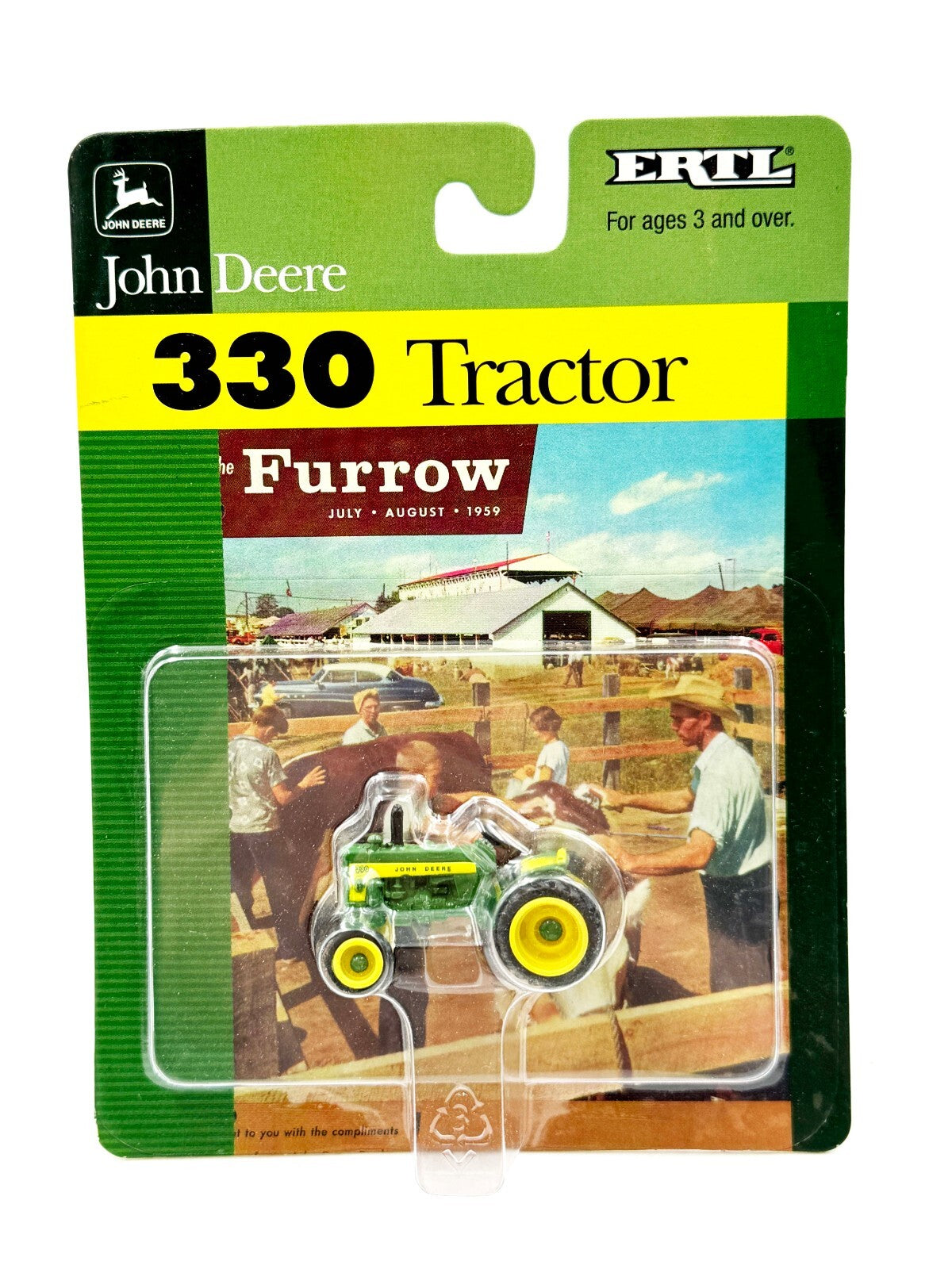 1/64 John Deere 330 Tractor Wide Front The Furrow