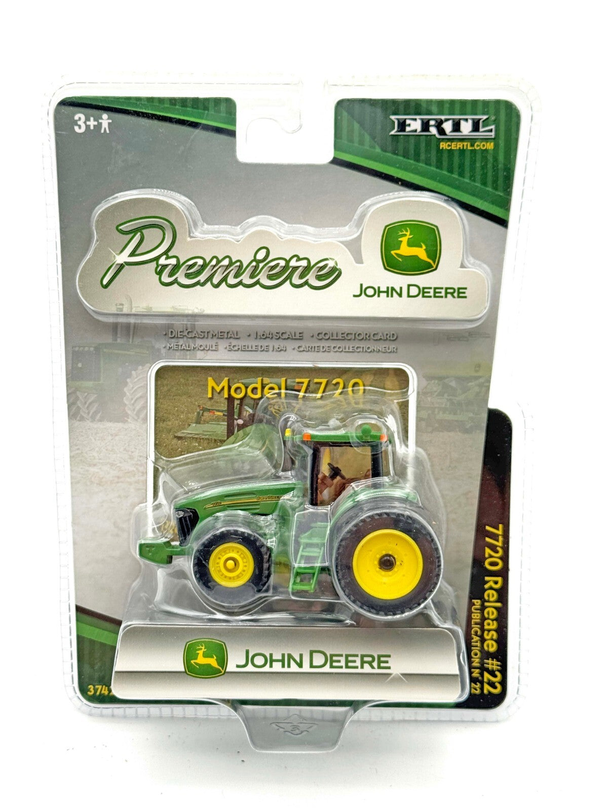 1/64 John Deere 7720 Tractor With Duals, Premiere Series #22