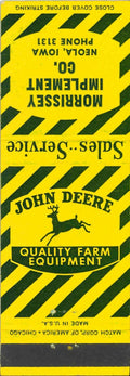 John Deere Matchbook QFE Stripe Morrissey Implement CO Neola Iowa