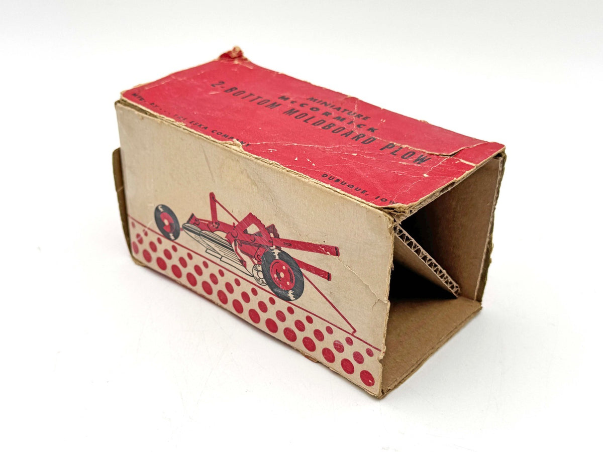 1/16 McCormick Deering 2 Bottom Plow in Original Box Eska