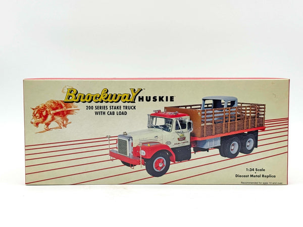 1/34 Brockway Huskie 200 Series Stake Truck w/ Cab Laod