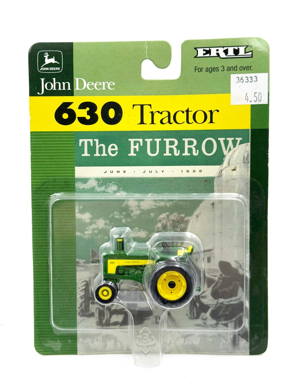 1/64 John Deere 630 Tractor Narrow Front The Furrow