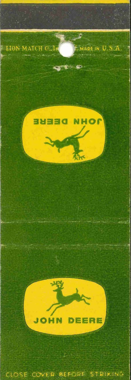 John Deere Matchbook Cover 4 Leg McMurray Motor Co New Tazewell TN