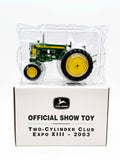 1/16 John Deere 420V Tractor, Two Cylinder Club 2003