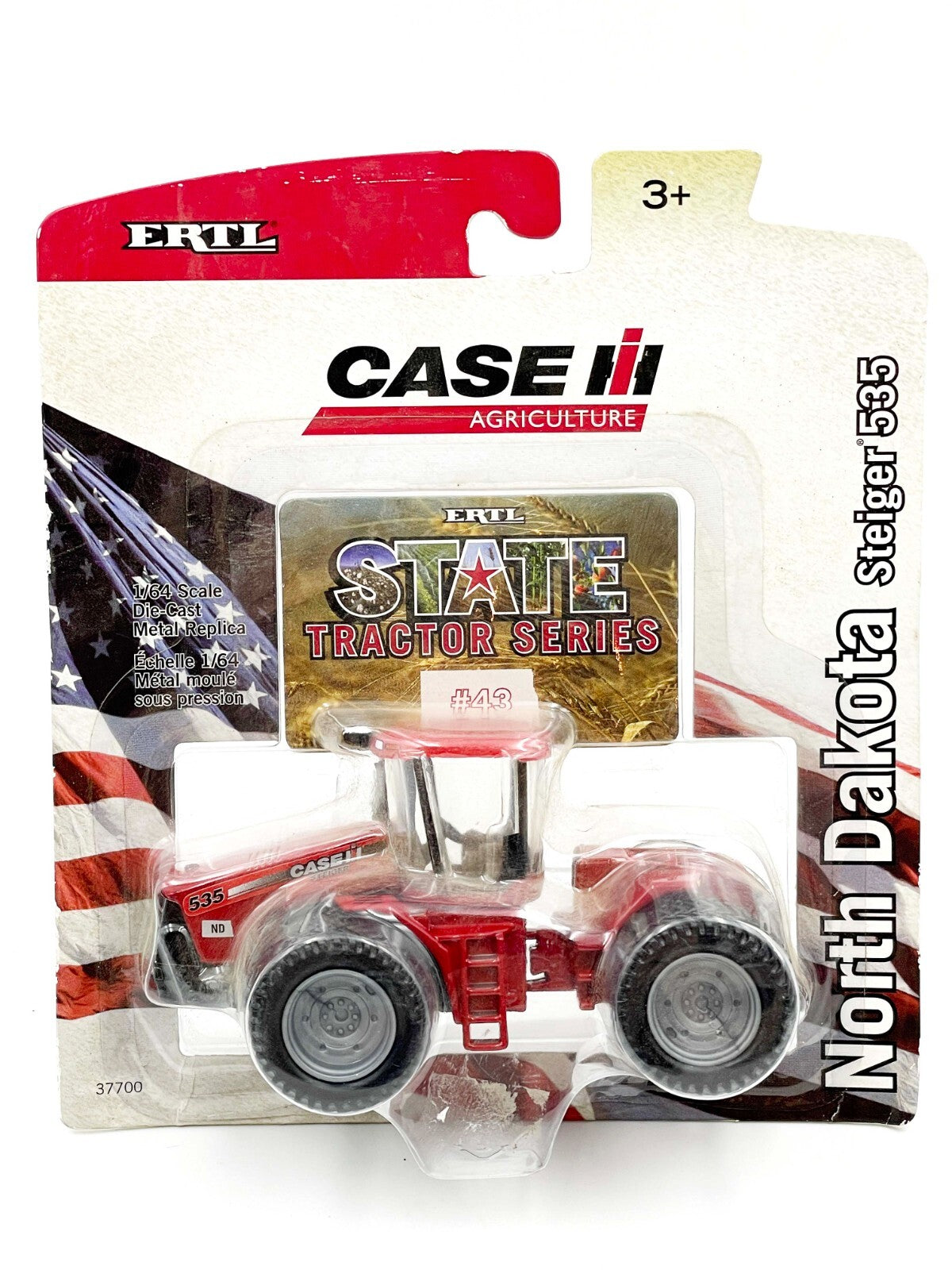 1/64 Case IH Steiger 535 North Dakota 4WD State Tractor