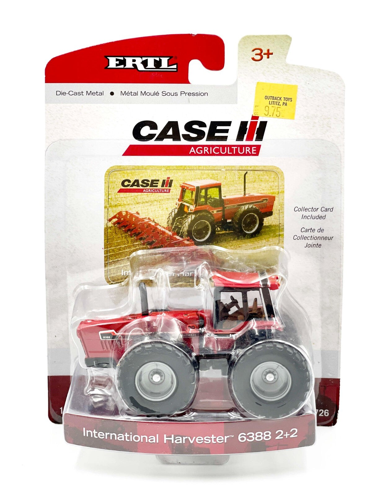 1/64 International Harvester 6388 2+2 Tractor W/ Duals