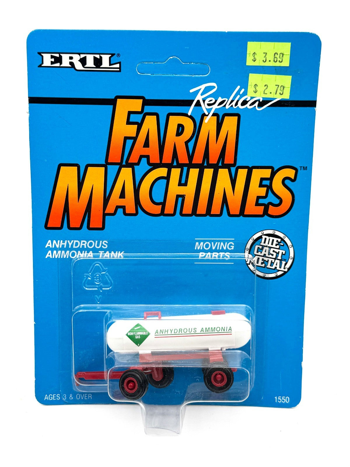 1/64 Red Anhydrous Ammonia Tank