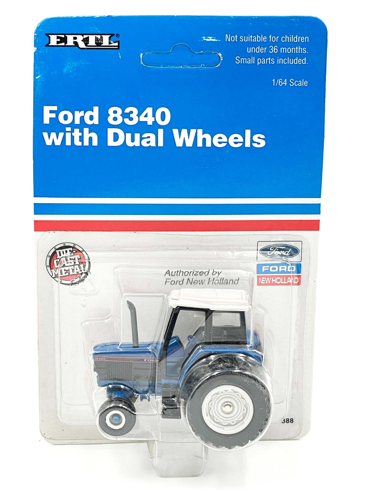 1/64 Ford 8340 Tractor With Cab & Duals