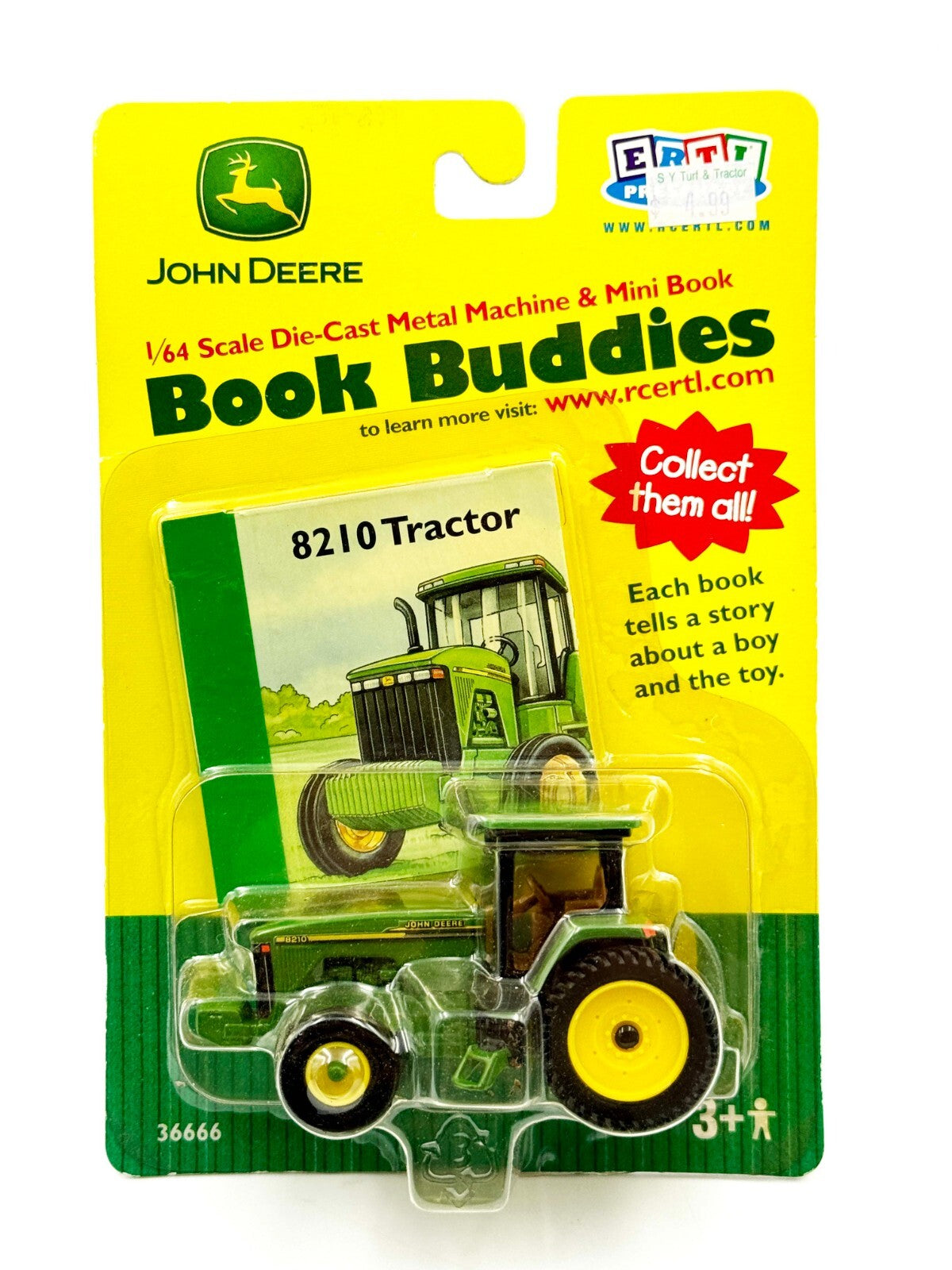 1/64 John Deere 8210 Tractor, Book Buddies