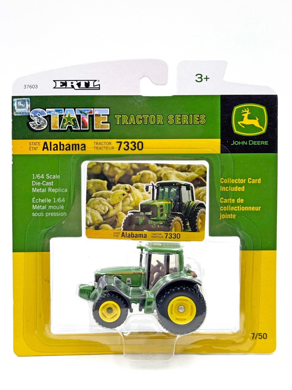 1/64 Alabama John Deere 7330 State Tractor Series Edition