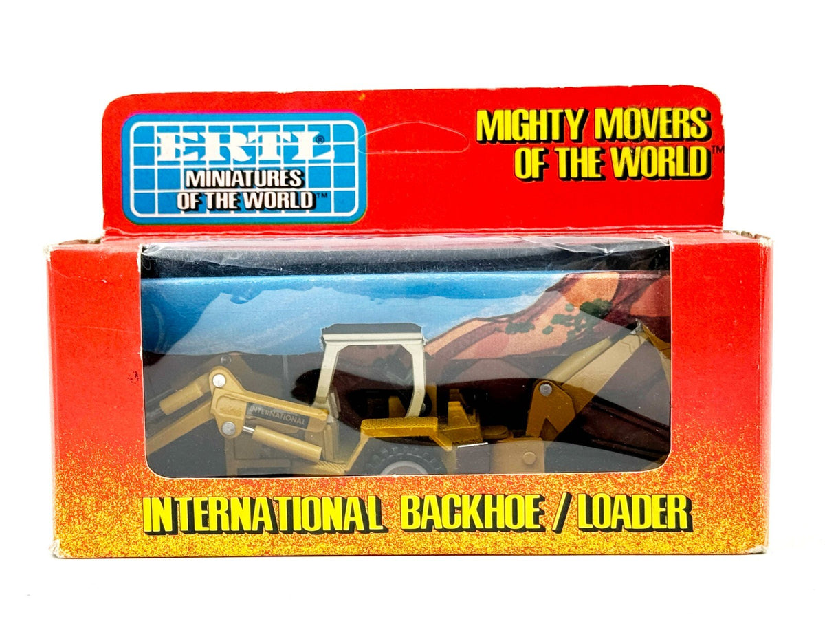 1/64 International Harvester Backhoe Loader Mighty Movers Of The World