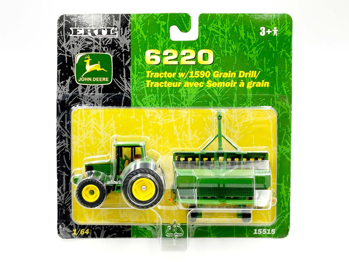 1/64 John Deere 6220 Tractor With 1590 Grain Drill
