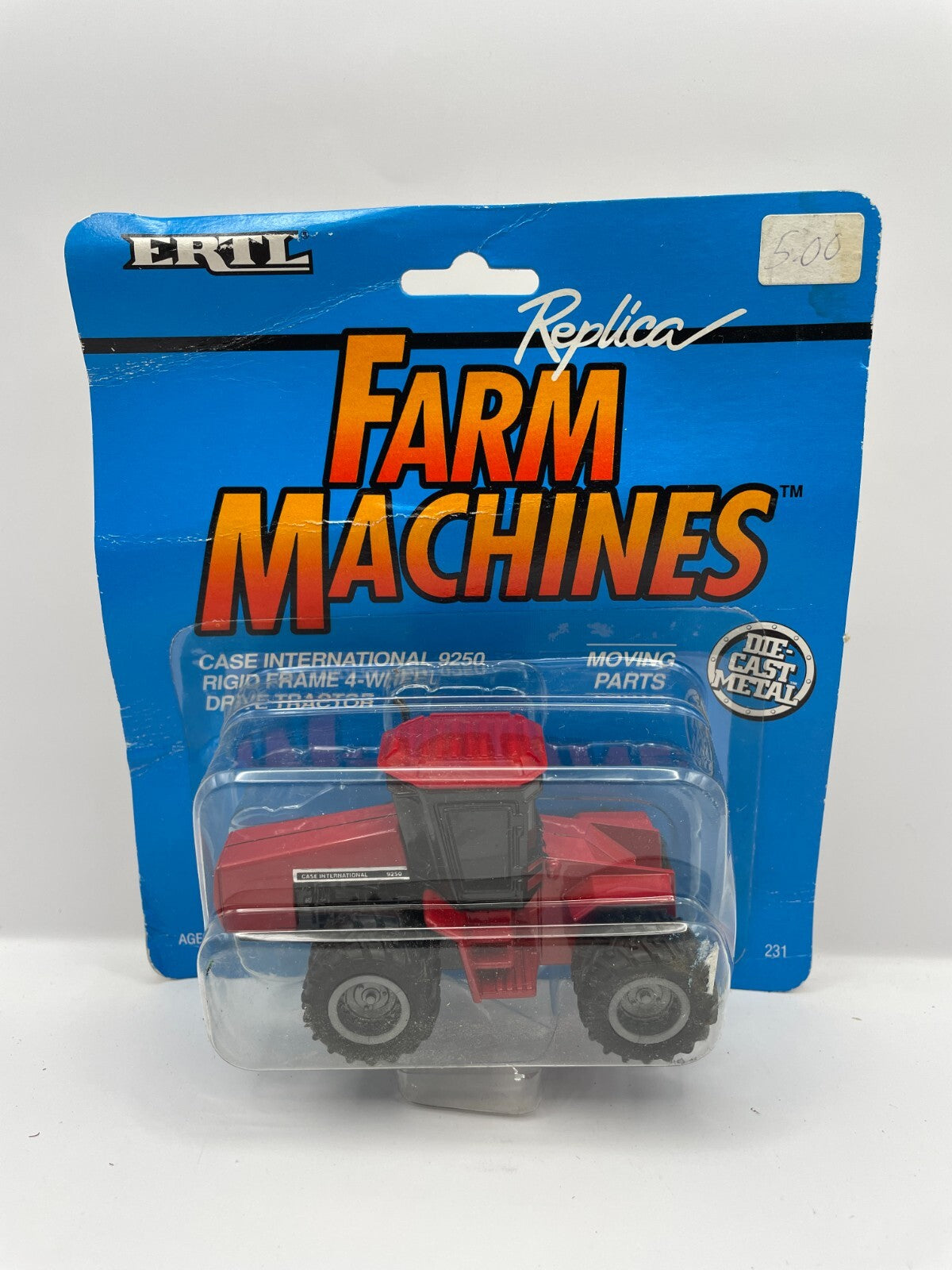 1/64 Case International 9250 Rigid Frame 4 Wheel Drive Tractor with Duals
