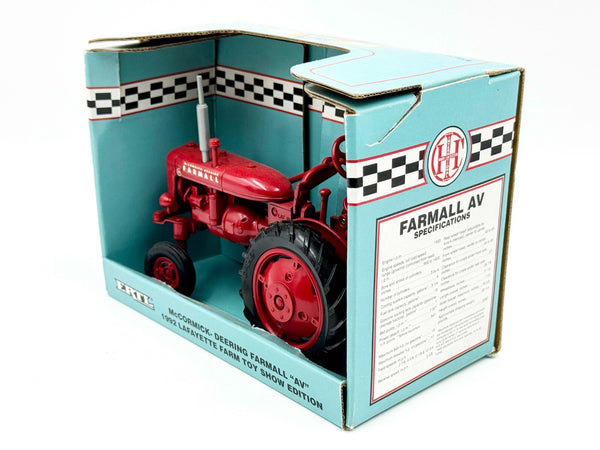 1/16 McCormick Deering Farmall AV Tractor, 1992 Lafayette Farm Toy Show