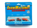 Deutz Allis Orange Micro Size Farm Set Ertl Tractor Disk Wagon