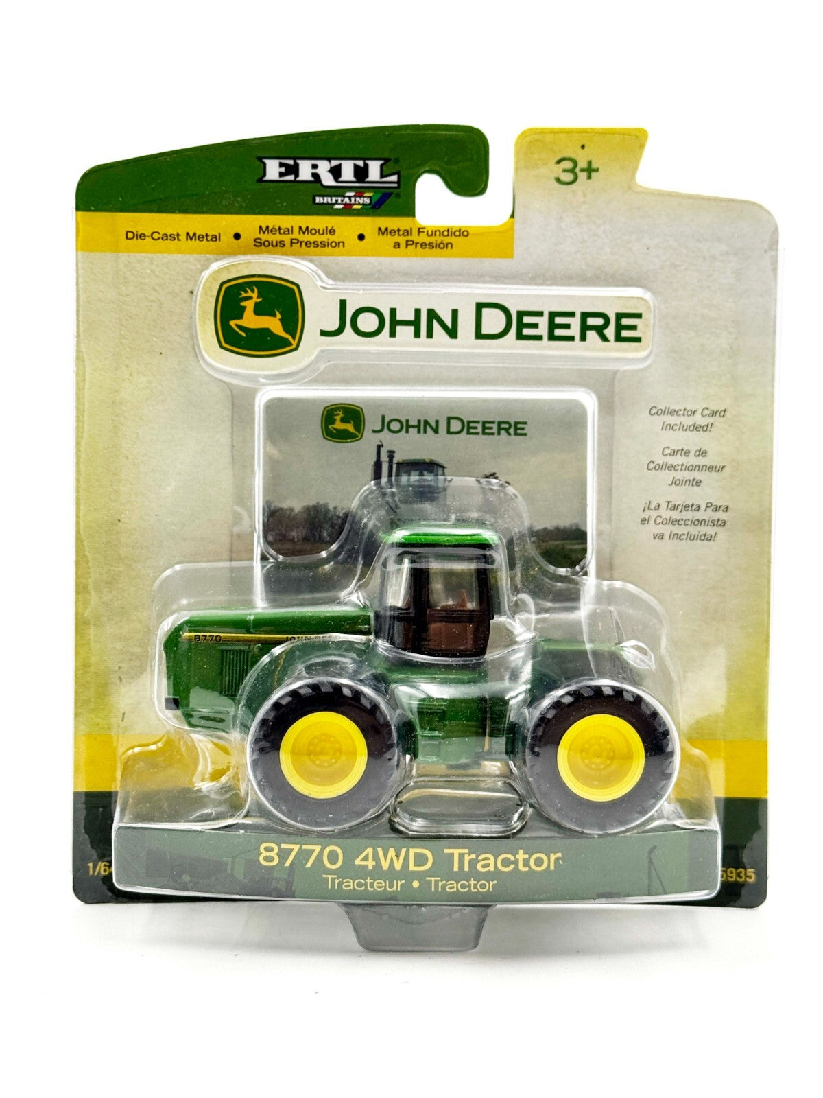 1/64 John Deere 8770 4WD Tractor With Triples