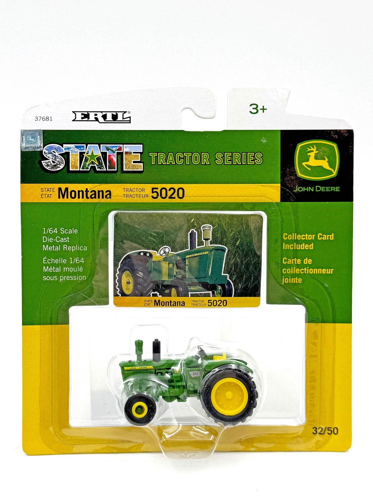 1/64 John Deere 5020 Montana State Tractor, Capital Chase Version