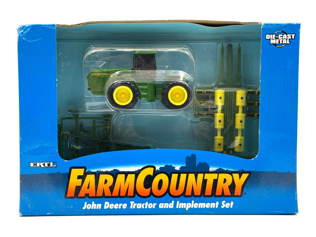 1/64 John Deere 4WD Tractor & Implement Set 8560 4WD 7200 Planter Mulcher