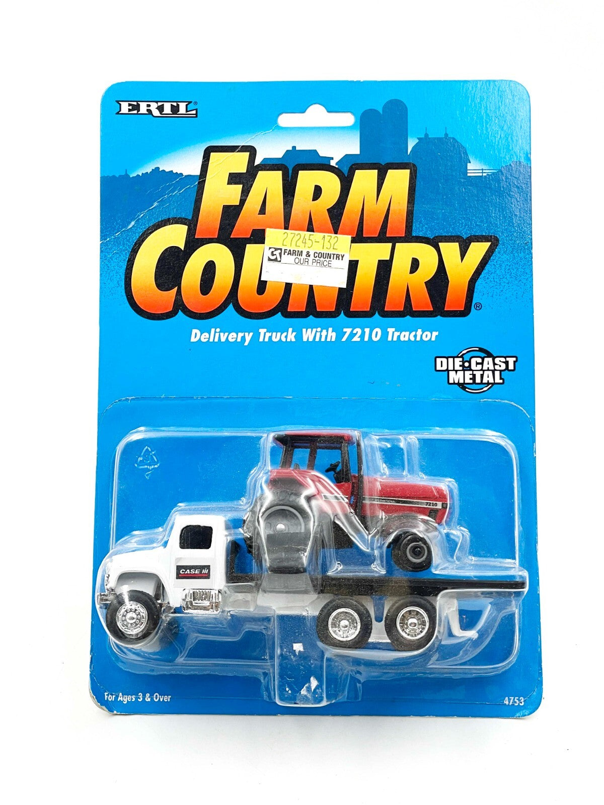 1/64 Case Ih Delivery Truck With 7210 Tractor