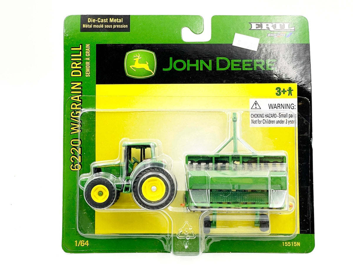 1/64 John Deere 6220 Tractor With 1590 Grain Drill