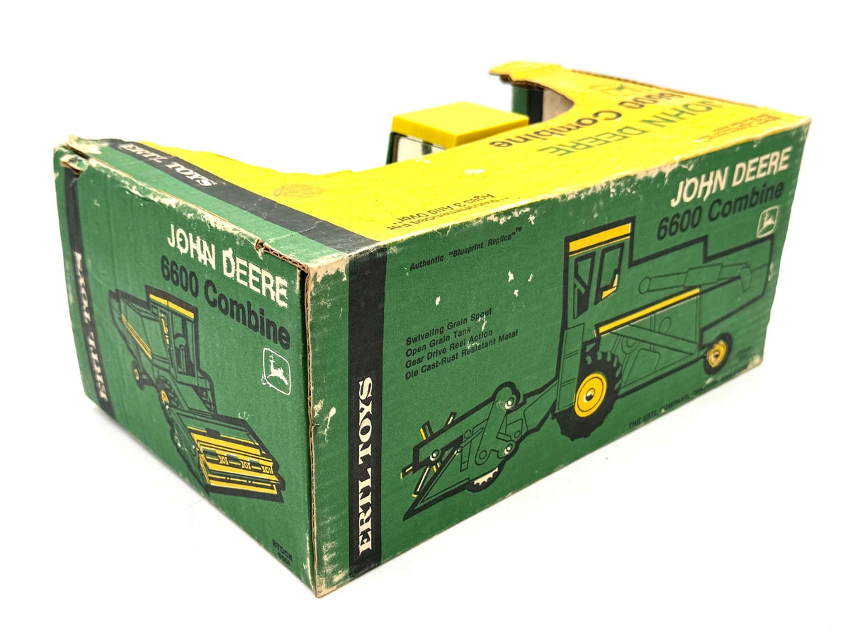 1/16 John Deere 6600 Combine in Yellow Top Box w/ Knobby Tires