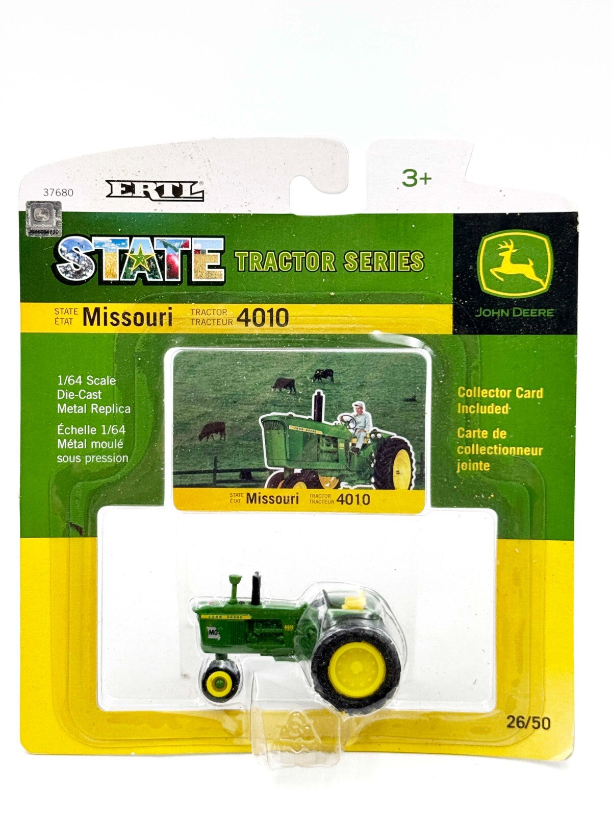 1/64 Missouri John Deere 4010 State Tractor Series Edition
