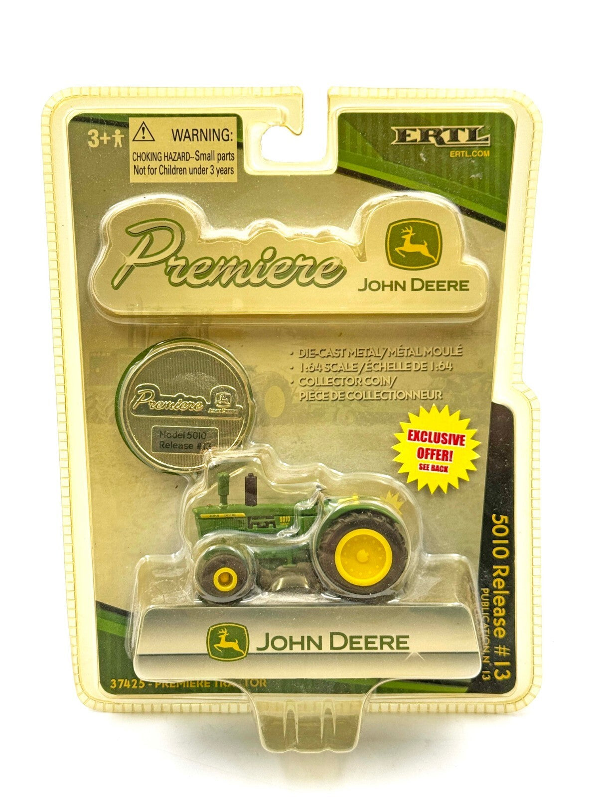 1/64 John Deere 5010 Tractor, Premiere Series #13