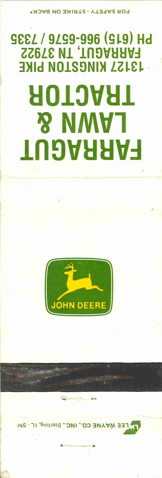 John Deere Matchbook 2 Leg Farragut Lawn and Tractor Farragut Tennessee