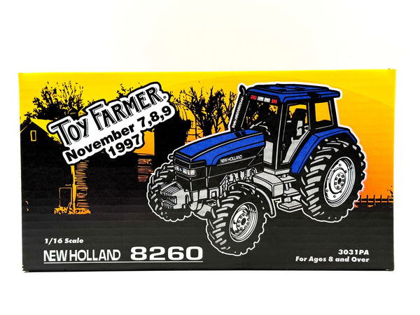 1/16 New Holland 8260 Tractor, 1997 Toy Farmer Show Edition
