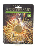 1/64 John Deere Gold D on Steel w/ Coin Anniversary
