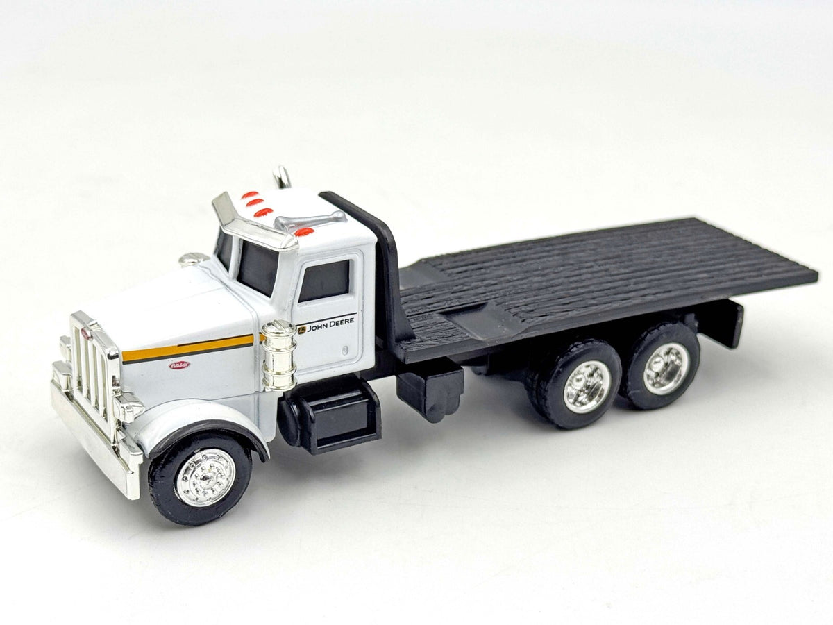 1/64 Peterbilt Model 367 John Deere Industrial Dealer Flatbed Truck
