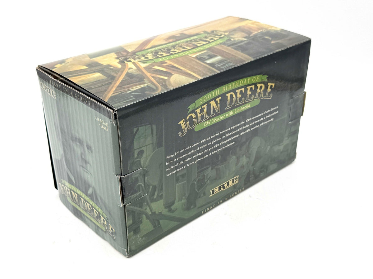 1/16 John Deere BW Tractor With Umbrella On Steel, 200th Birthday