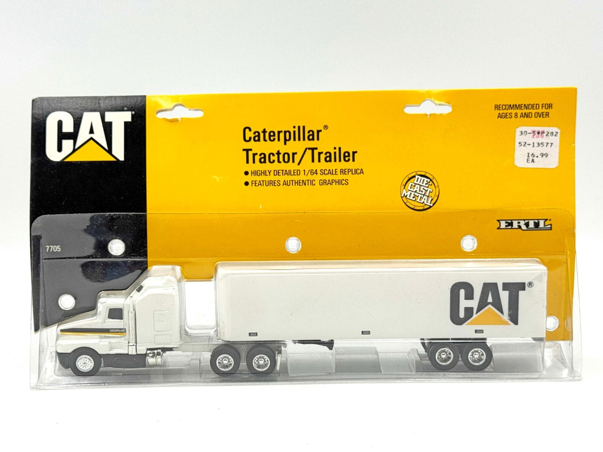1/64 Caterpillar Tractor Trailer Semi Kenworth