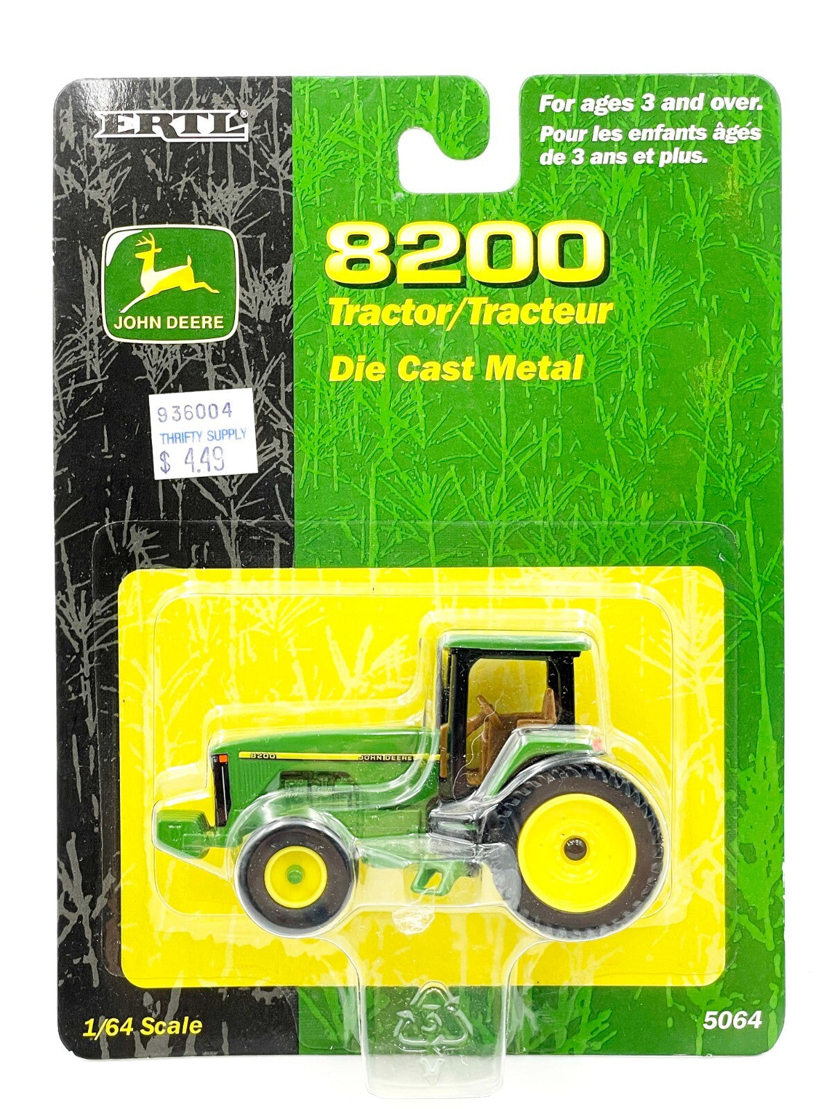 1/64 John Deere 8200 Tractor 2WD