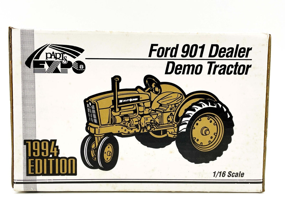 1/16 Ford 901 Narrow Front Tractor, 1994 Dealer Expo Edition, Gold Demo Tractor