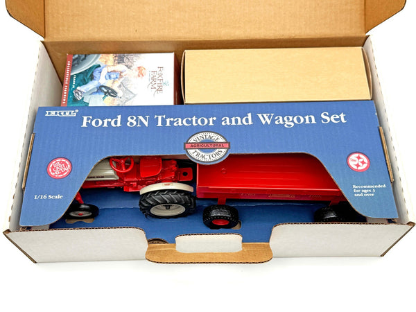 1/16 Ford 8n and Wagon Set York Fair 1997 w/ Foxfire Figure and Corn Load