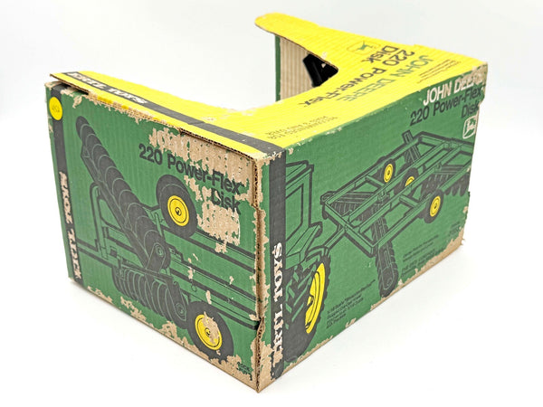 1/16 John Deere 220 Power Flex Disk in Yellow Top Box