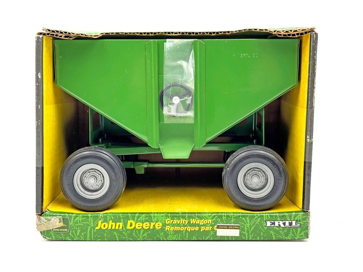 1/16 John Deere Gravity Wagon w/ Large Grey Wheels
