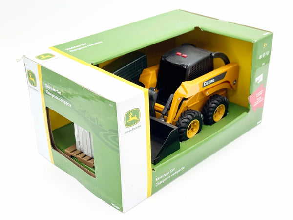 1/16 John Deere Skid Steer Loader w/ Bucket and Forks