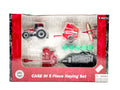 1/64 Case Ih 5 Piece Haying Set Tractor, Mower, Baler, Rake, Wagon