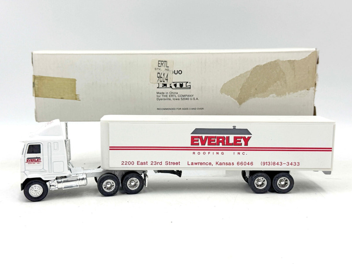 1/64 Everley Roofing Inc Ertl Semi Truck Trailer A031