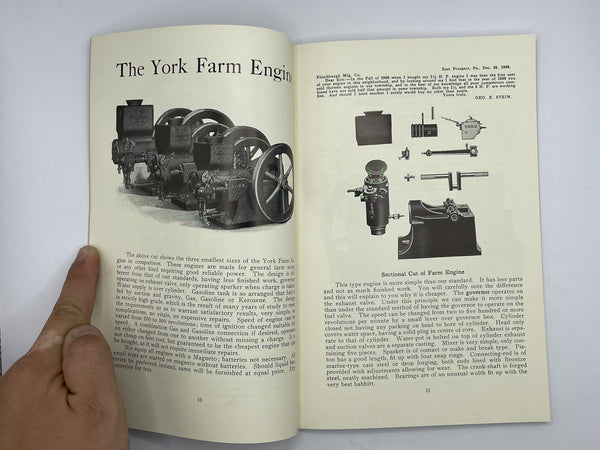 The York Gas Engine Flinchbaugh Mfg Brochure