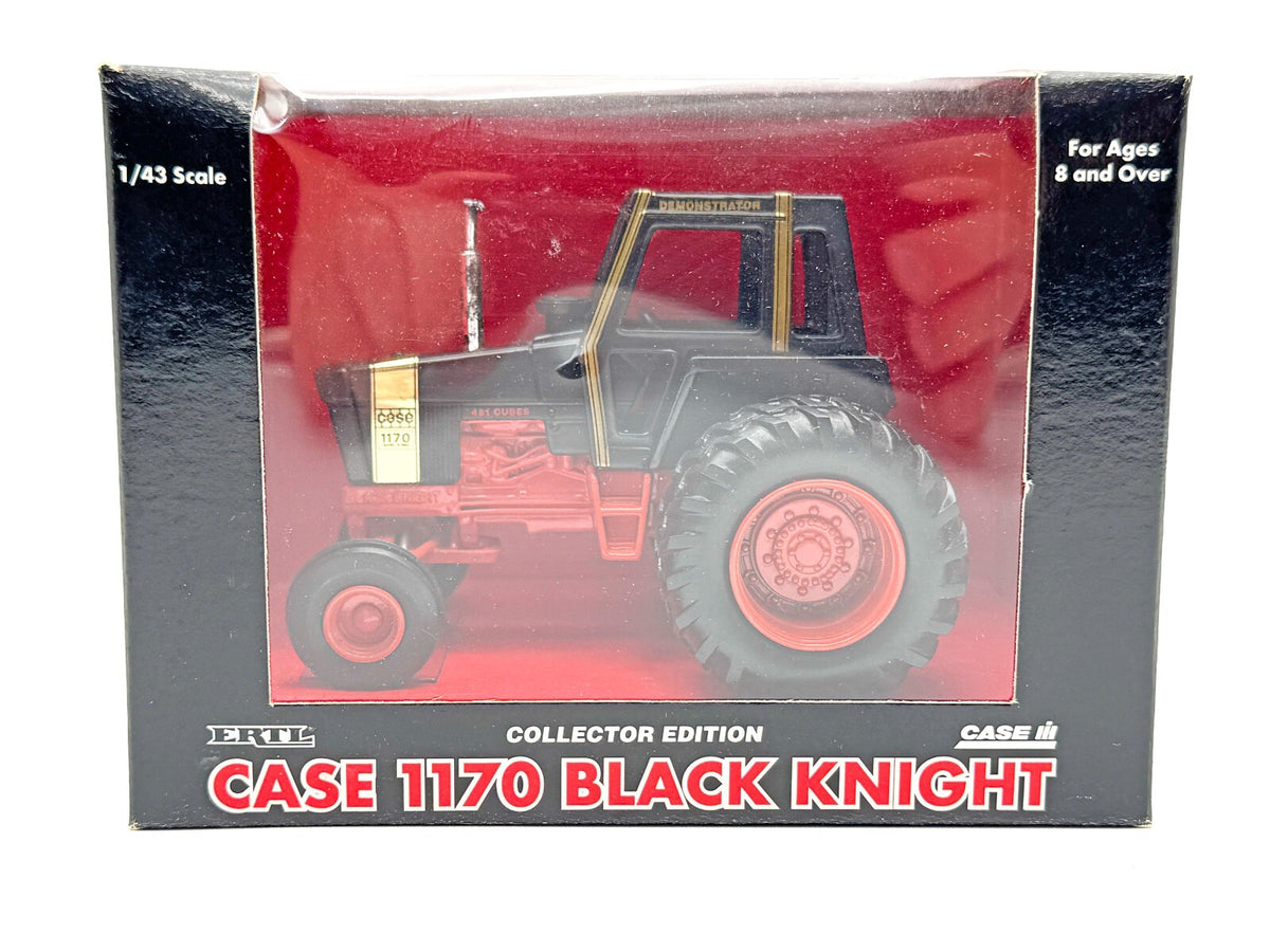 1/43 Case 1170 Black Knight Tractor With Duals, Collector Edition