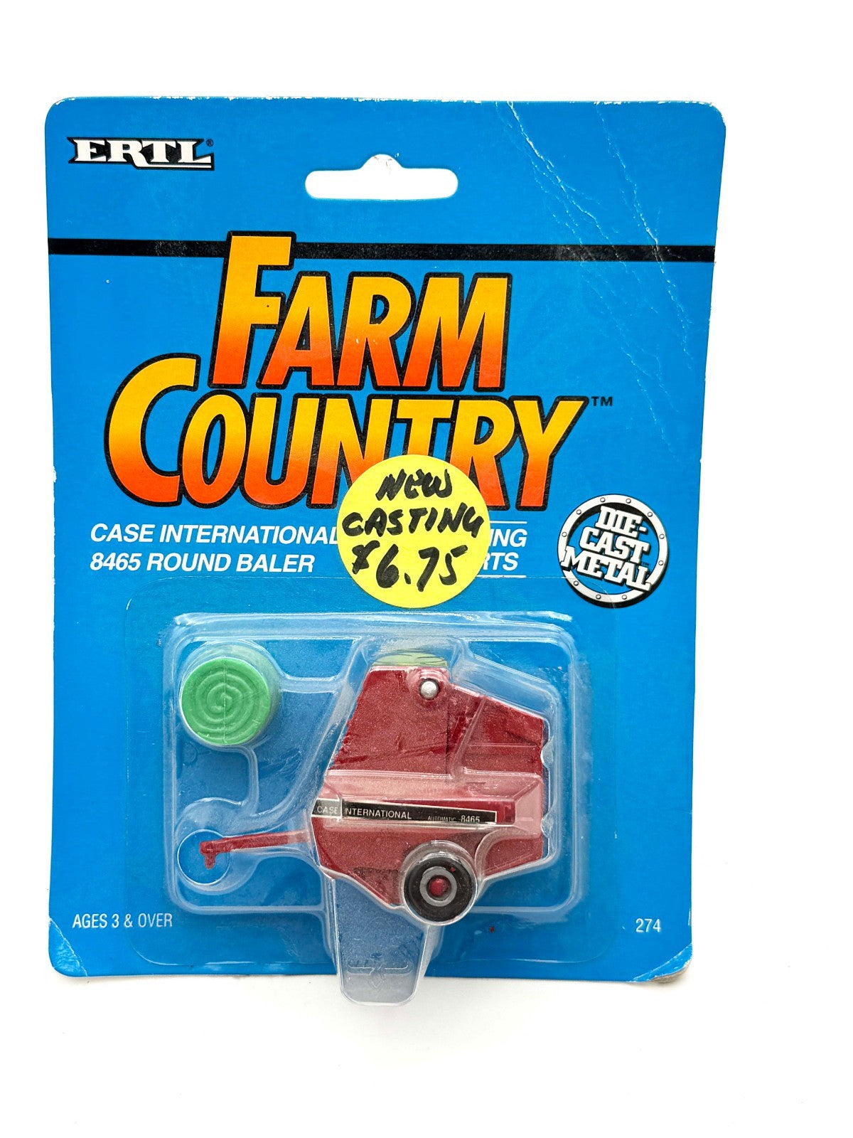 1/64 Case International 8465 Round Baler