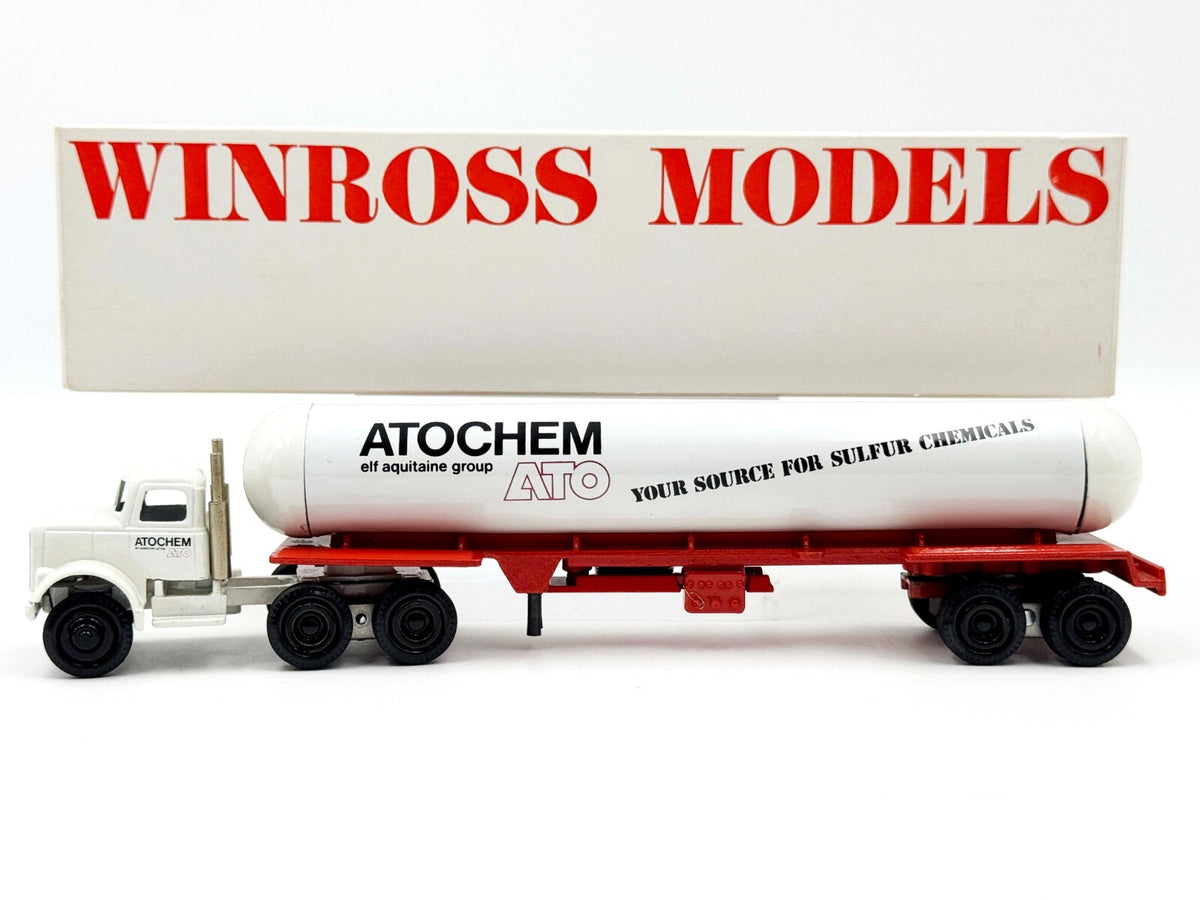 1/64 Winross Truck Semi Atochem Sulfur Tanker A101